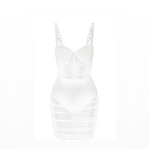 LEAU Miami Mesh Mini Dress NWT